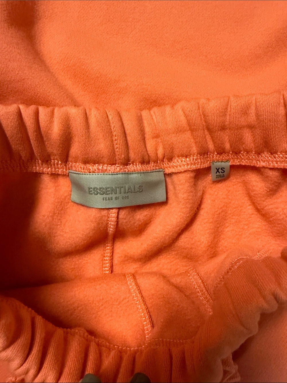 Essentials fear of God coral Hoodie & Shorts Set. Xs. New! - Picture 3 of 9
